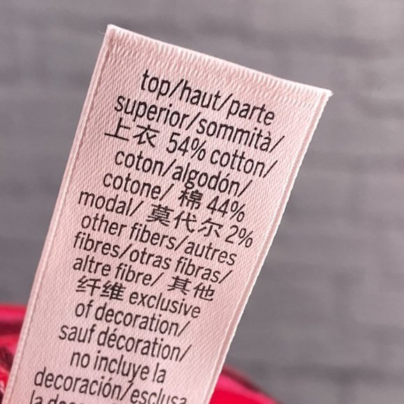 Victoria's Secret Small S Red Pink Shimmer Plaid Flannel Cotton Modal Pajama Set - Picture 6 of 6